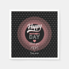 Guardanapo De Papel Eu te amo mãe