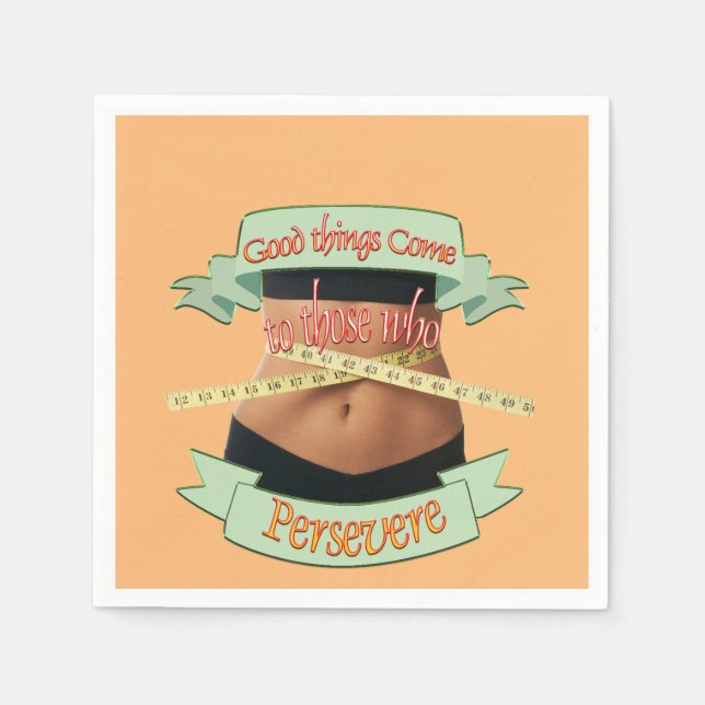 Guardanapo De Papel Eu vou perseverar (Frente)