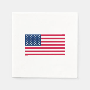 Guardanapo De Papel EUA Flag Napkins