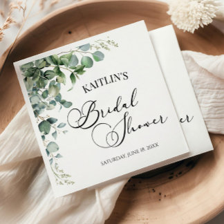 Guardanapo De Papel Eucalipto Verde Deixa Chá de panela Botânico