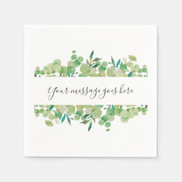 Guardanapo De Papel Eucalyptus Floral