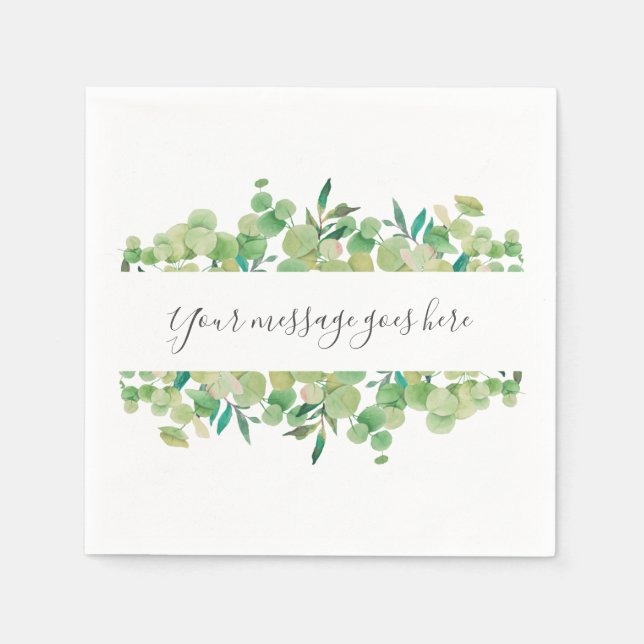 Guardanapo De Papel Eucalyptus Floral (Frente)