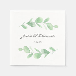Guardanapo De Papel Eucalyptus Personalizado Napkin