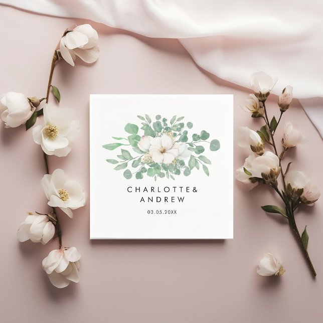 Guardanapo De Papel Eucalyptus simpel elegante (Criador carregado)