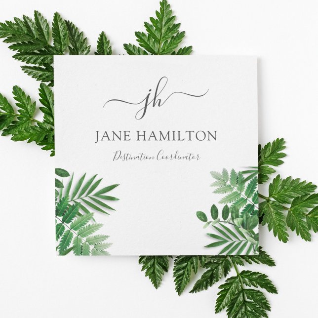 Guardanapo De Papel Evento Comercial de Monograma Tropical (Criador carregado)