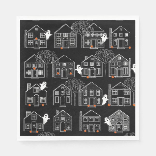 Guardanapo De Papel Evento de Festa de Halloween (Frente)