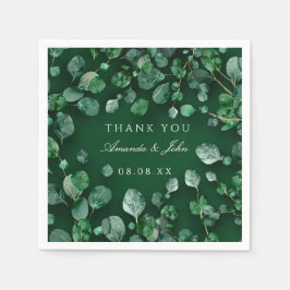 Guardanapo De Papel Evento Russo Eucaliptus de Casamento Florestal