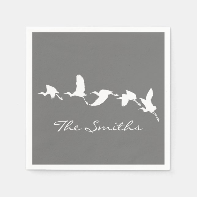 Guardanapo De Papel Excelente em Voo (Escolher cor de fundo) (Frente)