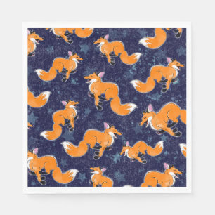 Guardanapo De Papel Executando Napkin de Papel Fox