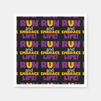 Guardanapo De Papel Executar Embrace Life Pink