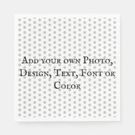 Guardanapo De Papel Exemplo: Adicionar sua própria Foto, Texto, Fonte 