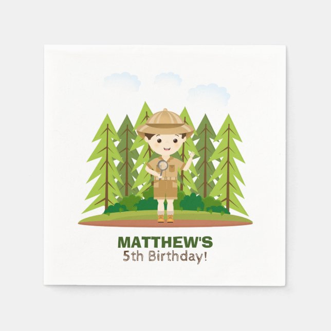 Guardanapo De Papel Explorador Pequeno (Frente)