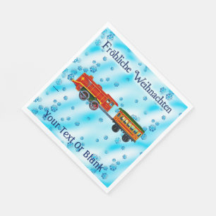 Guardanapo De Papel Express de Natal - Fröhliche Weihnachten