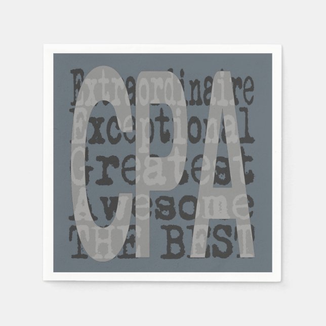 Guardanapo De Papel Extraordinário CPA (Frente)