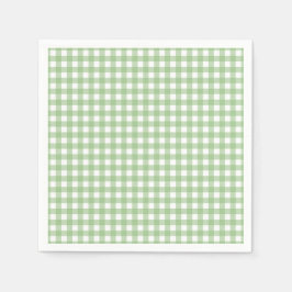 Guardanapo De Papel F & L Dark Green Gingham