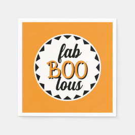 Guardanapo De Papel Fab Boo Lous Halloween Party Design