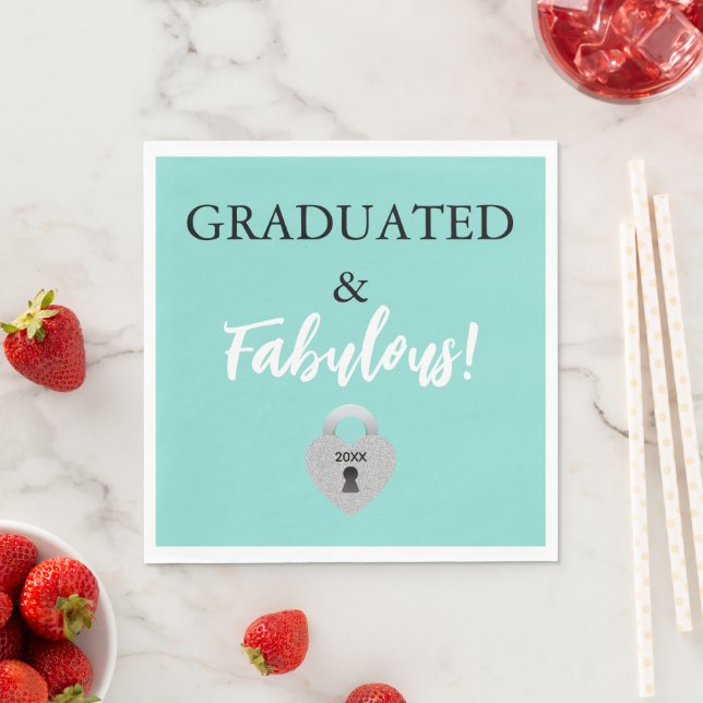 Guardanapo De Papel Fabulosa e Comemoração de Formatura com Tiara de F (Insitu)