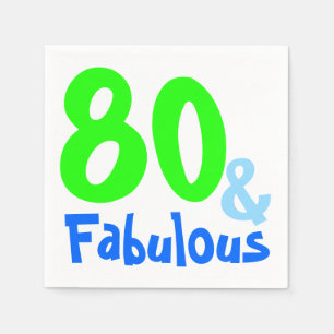 Guardanapo De Papel Fabuloso Neon Birthday