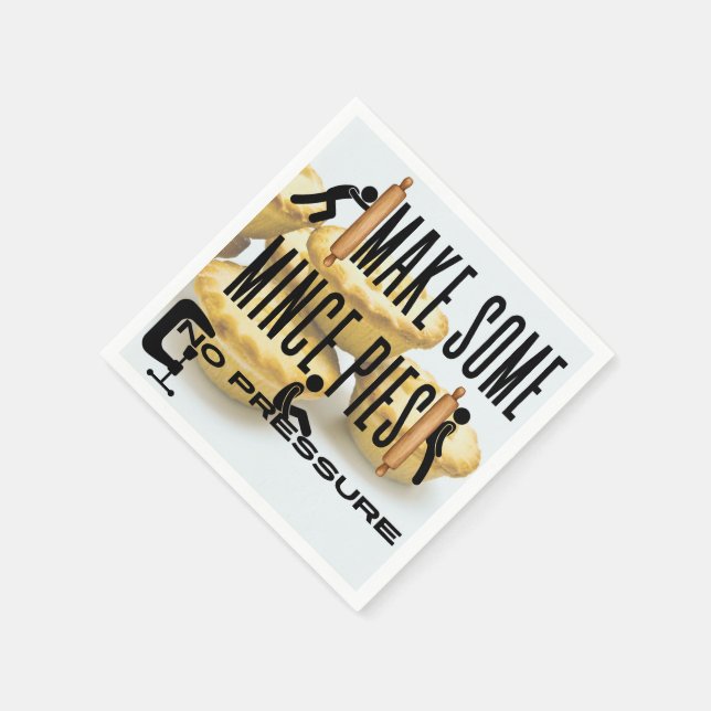 Guardanapo De Papel Faça algumas tartes - sem pressão (Canto)