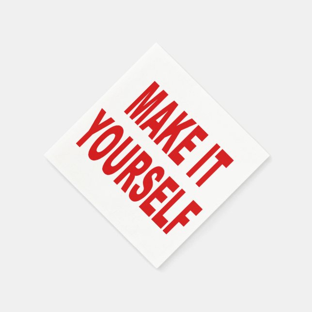 Guardanapo De Papel Faça o seu (Canto)