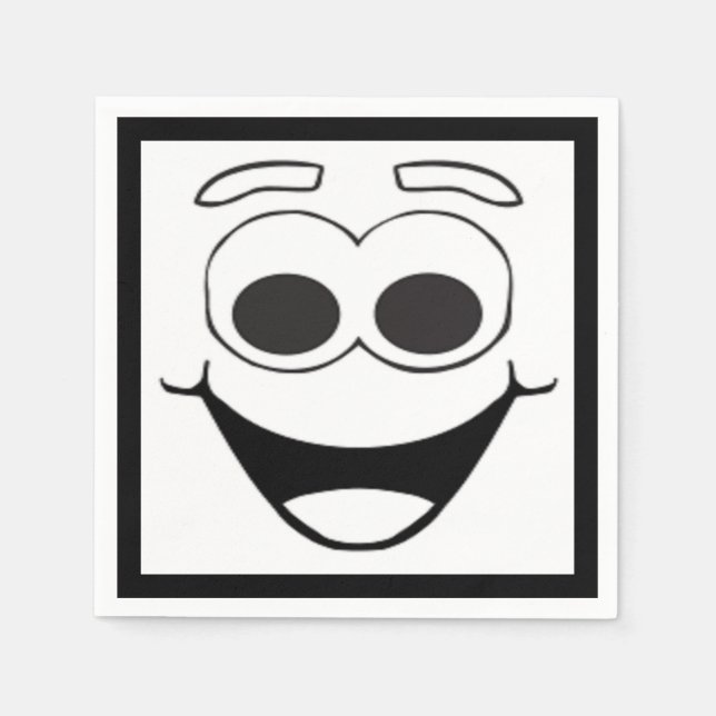 GUARDANAPO DE PAPEL FACE FELIZ (Frente)