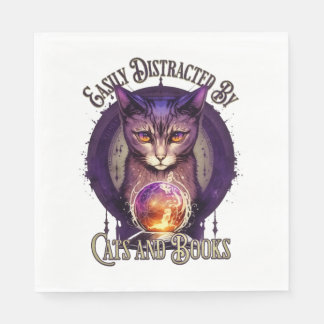 Guardanapo De Papel Fácil distração por Design de Livros e Gatos