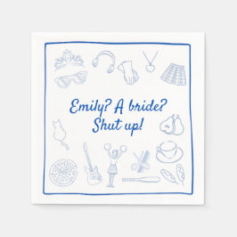 Guardanapo De Papel Fácil princesa de esqueleto do início de 2000