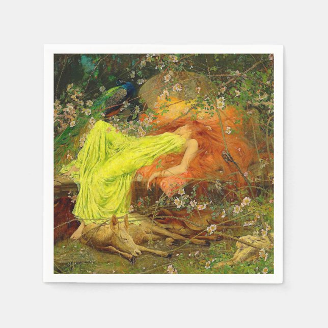 Guardanapo De Papel Fada — Arthur Wardle (Frente)