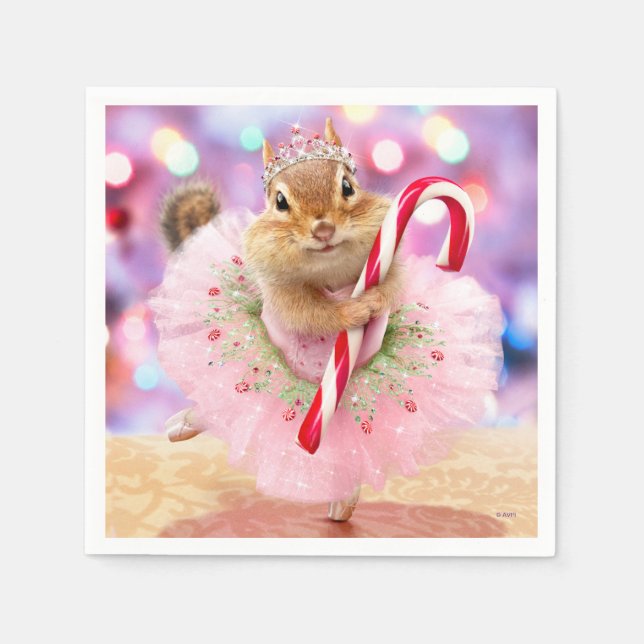 Guardanapo De Papel Fada de ameixa (Frente)