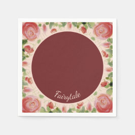 Guardanapo De Papel Fada de rico Flor