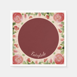 Guardanapo De Papel Fada de rico Flor