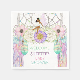 Guardanapo De Papel Fada Étnica Sonho Pia-Lavanda-Pia-Pia-Pia-Pia-Pêss