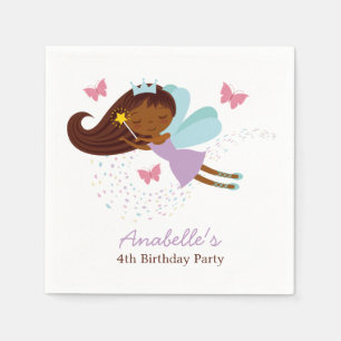Guardanapo De Papel Fada-Fada-Fada-Fada-Princesa Meninas Aniversário