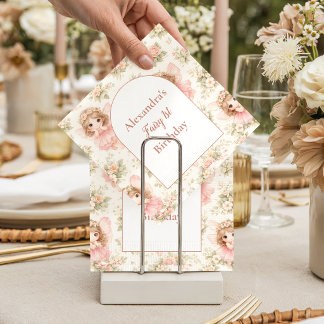 Guardanapo De Papel Fairy 1st Birthday Storybook