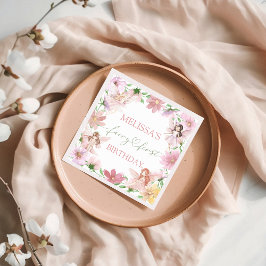 Guardanapo De Papel Fairy First Birthday Paper Napkins