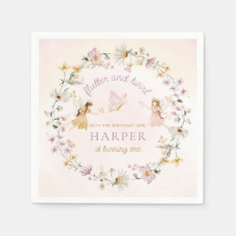 Guardanapo De Papel Fairy Garden Birthday