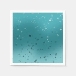 Guardanapo De Papel Faísca de Teal Azul