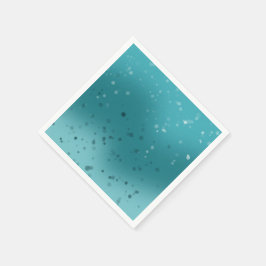 Guardanapo De Papel Faísca de Teal Azul