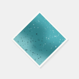 Guardanapo De Papel Faísca de Teal Azul