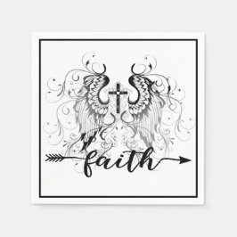 Guardanapo De Papel Faith Cross