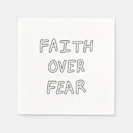 Guardanapo De Papel Faith over Fear