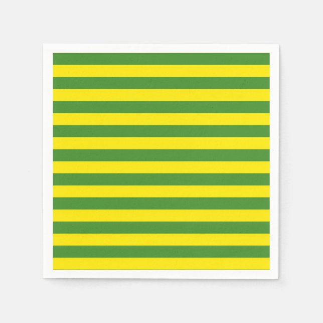 Guardanapo De Papel Faixa Amarela e Verde (Frente)