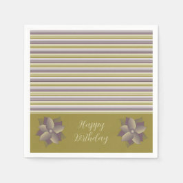 Guardanapo De Papel Faixa Roxa Moderna