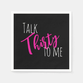 Guardanapo De Papel Fale 30 Para Mim Aniversário Napkin