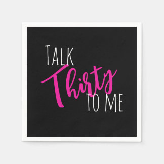 Guardanapo De Papel Fale 30 Para Mim Aniversário Napkin