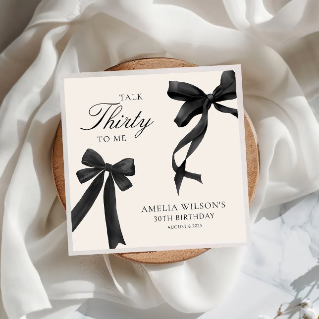 Guardanapo De Papel Fale 30 para mim, Arco de aniversário de 30 anos (Criador carregado)