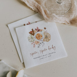 Guardanapo De Papel Fall Pumpkin Spice Baby Shower