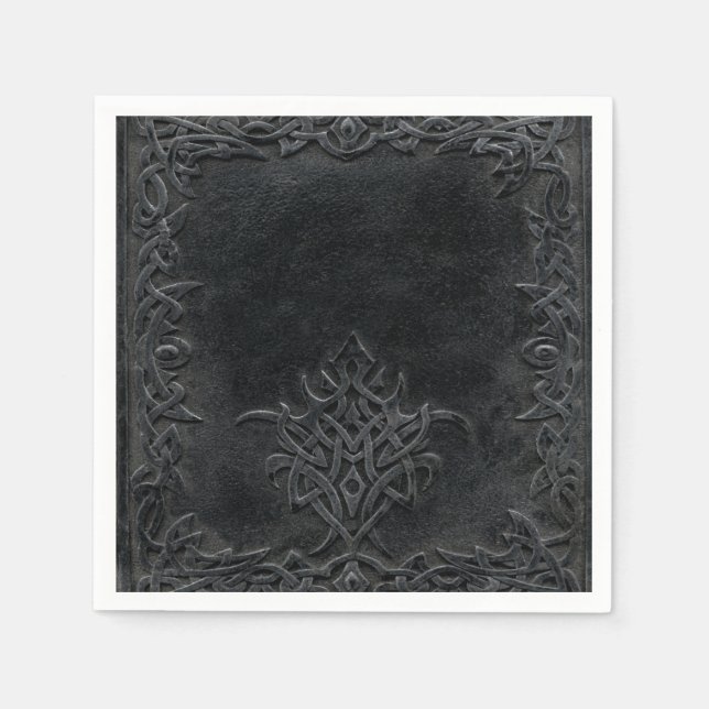 Guardanapo De Papel Falln Dark Tribal (Frente)