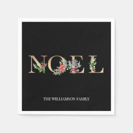 Guardanapo De Papel Família Floral Noel Greenery Berries