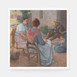 Guardanapo De Papel Família tradicional italiana (Vintage Itália)